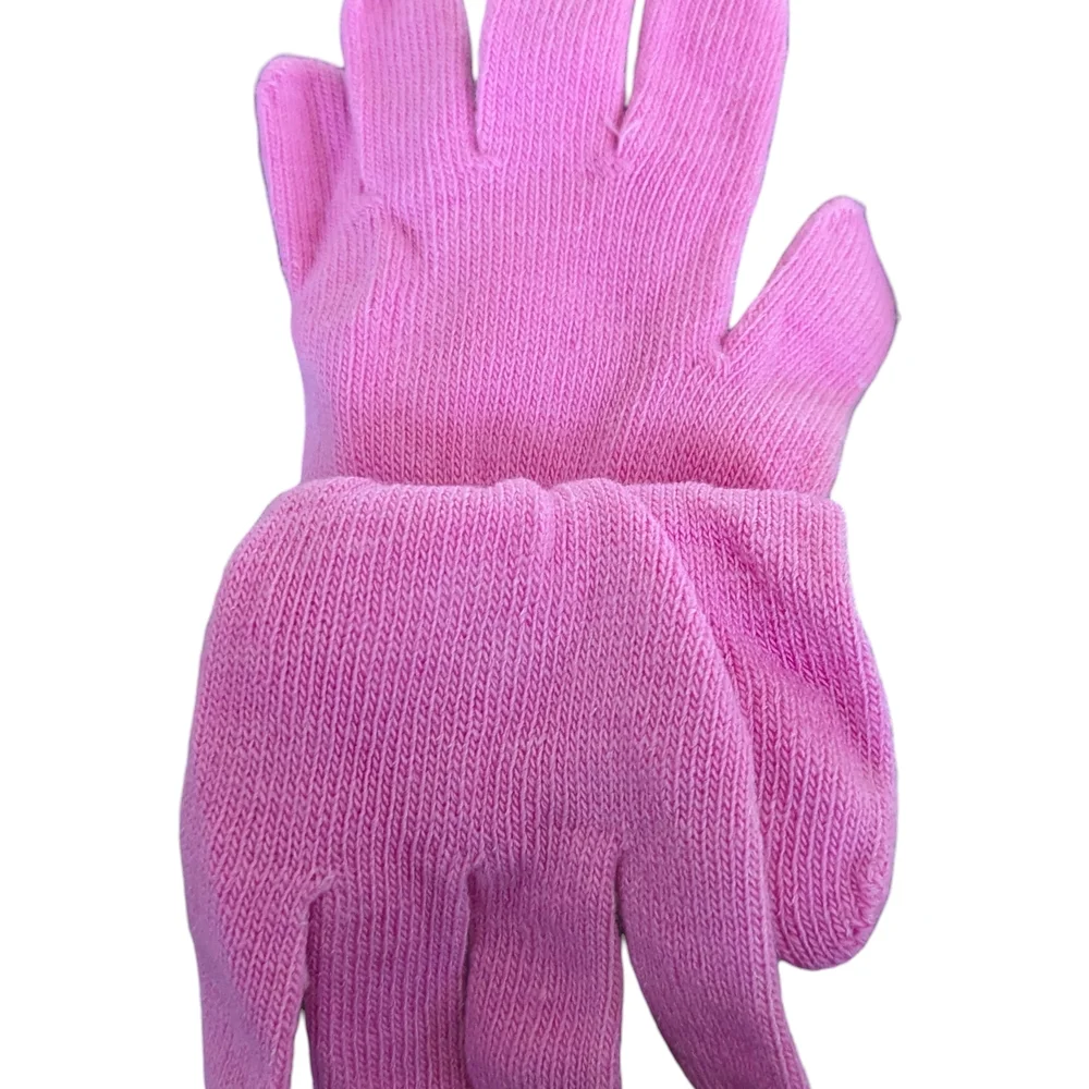 Barbie Pink Knit Magic Gloves Doll Fan Clothes Warm Winter Snowball Fingers Soft